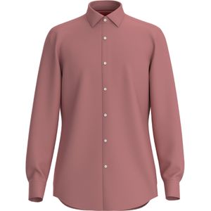 HUGO Kenno slim fit overhemd, popeline, roze 48