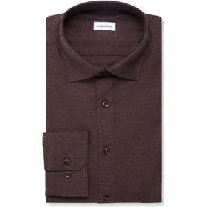 Seidensticker - 845319 - Chemise d'affaires - Bruin - Manches Longues - Coupe Droite