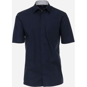 CASA MODA comfort fit overhemd, korte mouw, popeline, blauw 53