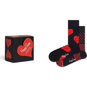 Happy Socks I Heart You Socks Gift Set (2-pack), unisex sokken in cadeauverpakking - Unisex - Maat: 41-46