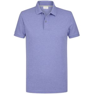 Profuomo slim fit heren polo, paars -  Maat: L