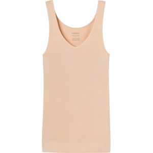 SCHIESSER Seamless Light dames tank top, naadloos hemd, huidskleur