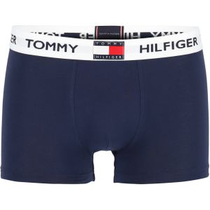 Tommy Hilfiger Tommy 85 trunk (1-pack), heren boxer normale lengte, blauw -  Maat: S