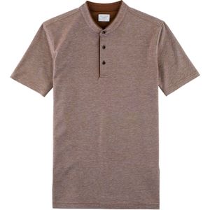 OLYMP Level Five Casual body fit polo, bruin