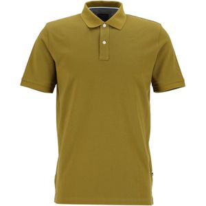 OLYMP Polo Casual, modern fit polo, olijfgroen