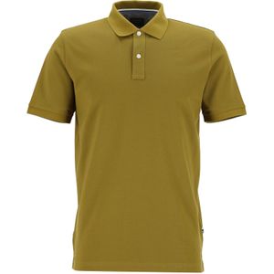 OLYMP Polo Casual, modern fit polo, olijfgroen