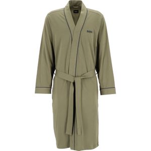 BOSS Kimono, heren ochtendjas (dun), donkergroen