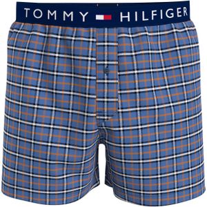 Tommy Hilfiger - Woven Boxer - Blauw - Heren Boxershort - 1-pack