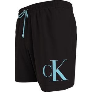 Calvin Klein Medium Drawstring swimshort, heren zwembroek, zwart -  Maat: XXL