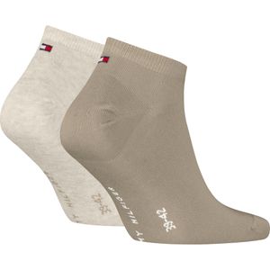 Tommy Hilfiger Sneaker (2-pack), heren enkelsokken, beige