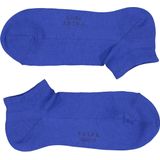 FALKE Family dames enkelsokken, katoen, kobalt blauw (imperial)