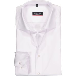 ETERNA modern fit overhemd, mouwlengte 7, niet doorschijnend twill heren overhemd, wit 42
