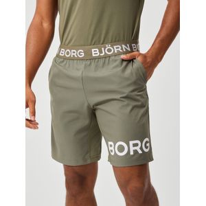 Bjorn Borg Shorts, heren broek kort, olijfgroen -  Maat: S
