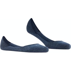 FALKE Step Medium Cut dames kousenvoetjes, donkerblauw (navy melangeange)
