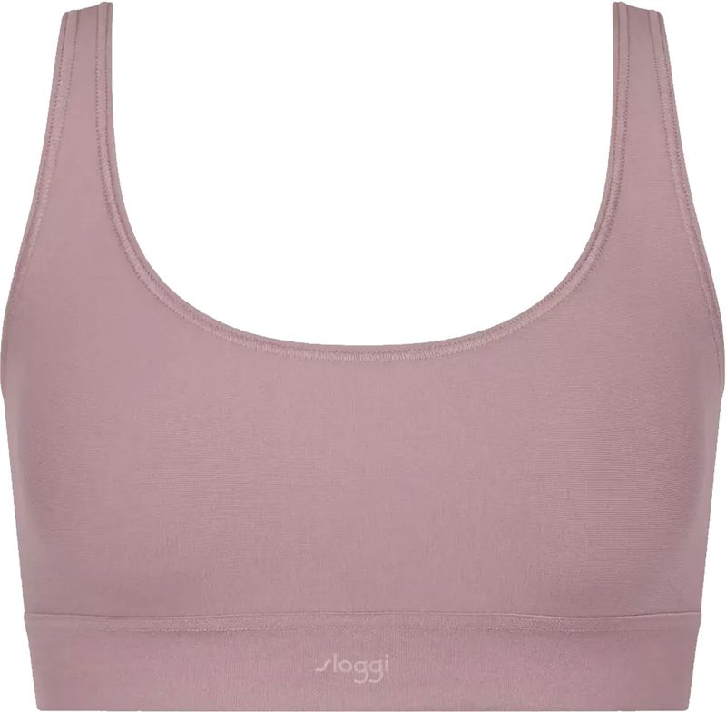 Sloggi - EVER Ease Top - Bralette - Mauve - Geribde Stof