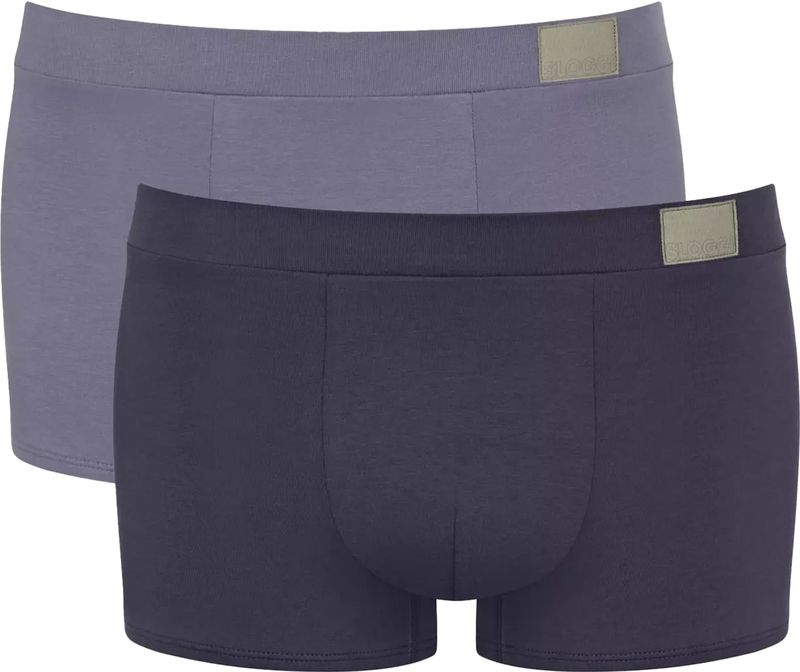 SLOGGI - Boxershorts - Lichtviolet en Aubergine - Katoen - Set van 2
