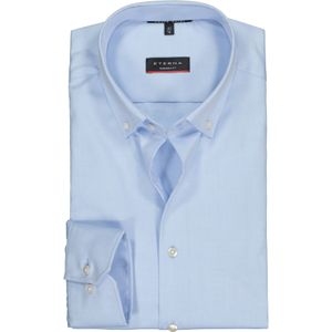 ETERNA modern fit overhemd, niet doorschijnend twill heren overhemd, lichtblauw 44