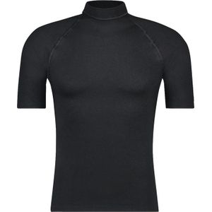 RJ Bodywear Thermo thermoshirt (1-pack), heren thermoshirt met opstaande boord, zwart -  Maat: M