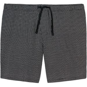 SCHIESSER Mix+Relax lounge broek, korte pijpen, dun, zwart geruit - Maat: S