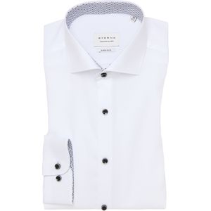 ETERNA super slim fit overhemd, popeline, wit (contrast)