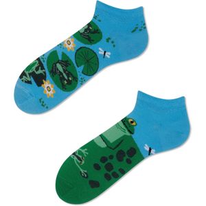 Many Mornings unisex enkelsokken, Froggy Frog Low