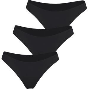 Bjorn Borg dames Invisible Briefs, slip middelhoge taille (3-pack), zwart, zwart, zwart