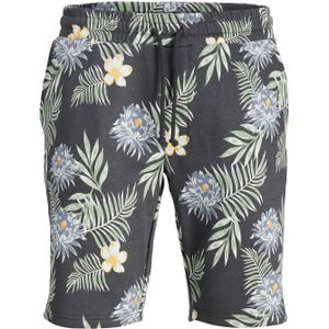 JACK & JONES Becs Sweat Shorts regular fit, heren joggingbroek kort, donkergrijs -  Maat: L