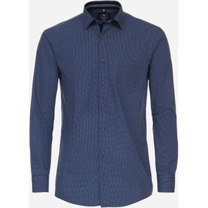 3 voor 99 | Redmond comfort fit overhemd, popeline, blauw dessin 43/44