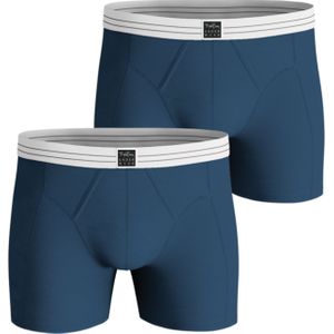 Bjorn Borg Viscose Cotton Blend boxers, heren boxers normale lengte (2-pack), navy blauw, navy blauw
