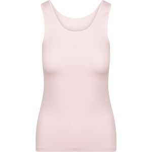 RJ Bodywear Pure Color dames top (1-pack), hemdje met brede banden, roze