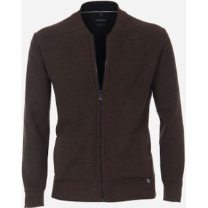 CASA MODA comfort fit vest, bruin -  Maat: 4XL
