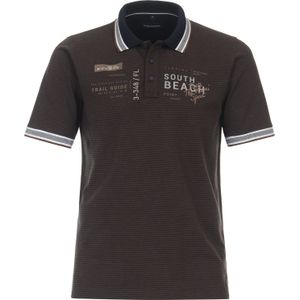 CASA MODA comfort fit heren polo, beige