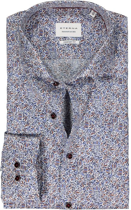 ETERNA Overhemd roos, Bedrukt