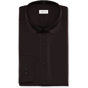 Seidensticker - Heren Overhemd - Zwart - Extra Slim Fit