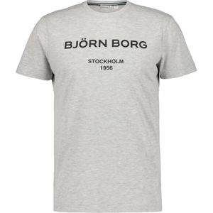 Bjorn Borg logo T-shirt, grijs -  Maat: XL