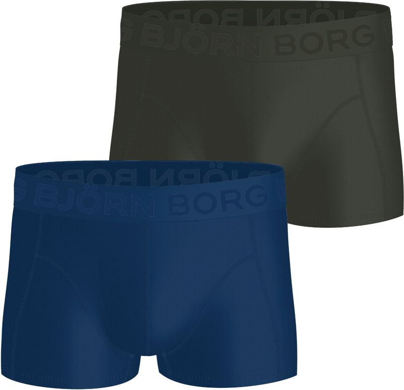 Bjorn Borg - Sports Mesh - Boxershorts - Grijs en Blauw - 2-pack