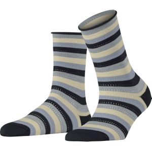 FALKE - Dopamine Stripe - Sokken - Zwart - TENCEL™ Lyocell