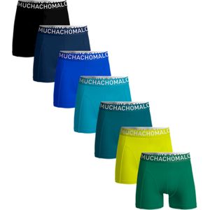 Muchachomalo boxershorts, heren boxers normale lengte (7-pack), 7-pack Light Cotton Solid -  Maat: XL