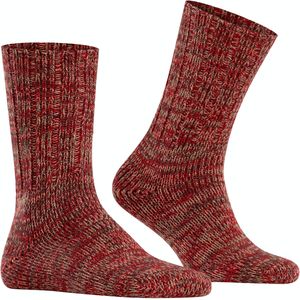 FALKE Brooklyn herensokken, grijs (red flash)