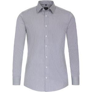 VENTI modern fit overhemd, mouwlengte 72 cm, twill, blauw