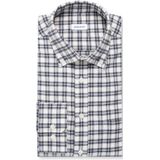 Seidensticker regular fit overhemd, popeline, grijs geruit