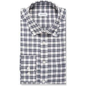 Seidensticker regular fit overhemd, popeline, grijs geruit