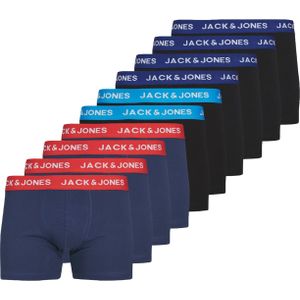 JACK & JONES Jaclee trunks (10-pack), heren boxers normale lengte, zwart -  Maat: XL