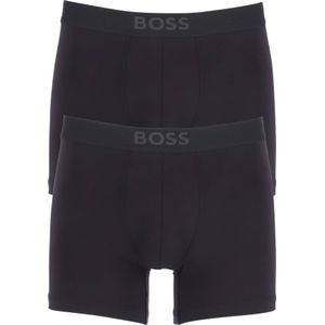 HUGO BOSS Ultrasoft boxer briefs (2-pack), heren boxers normale lengte modal, zwart -  Maat: S
