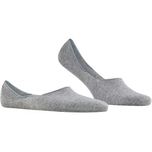 FALKE Step Medium Cut heren kousenvoetjes, grijs (light greymelangeange) -  Maat: 45-46