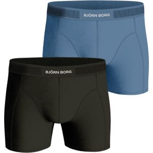 Bjorn Borg Cotton Stretch boxers, heren boxers normale lengte (2-pack), multicolor