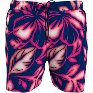 Tommy Hilfiger Medium Drawstring swimshort, heren zwembroek, roze dessin -  Maat: M
