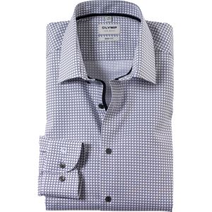 OLYMP - Level 5 - Body Fit Overhemd - Zwart - Twill