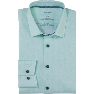 OLYMP Luxor 24/7 modern fit overhemd, Dynamic Flex, lichtgroen