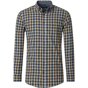 CASA MODA Sport comfort fit overhemd, twill, blauw geruit